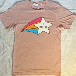 BELLA CANVAS Men's Graphic Tee "I Tried" Rainbow